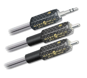Wireworld Nano-Platinum Eclipse. Przewód Mini Jack - 2xRCA (1.0m).