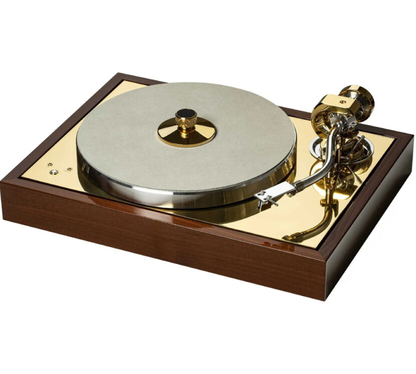 Pro-Ject The Classic Reference (akacja / mosiądz). Gramofon manualny.