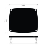 Solidsteel HF-C (czarny). Stolik audio pod wzmacniacz. - 2