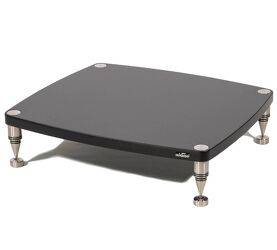 Solidsteel HF-C (czarny). Stolik audio pod wzmacniacz.