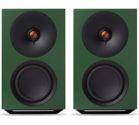 Cambridge Audio L/R M (zielony). Aktywne kolumny podstawkowe.