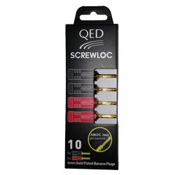 Qed Screwloc QE1885. Wtyki głośnikowe typu banan (10sztuk).