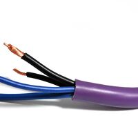 Melodika MDBA41550 (5.0m). Przewód głośnikowy z wtykami typu banan bi-amp. - 2