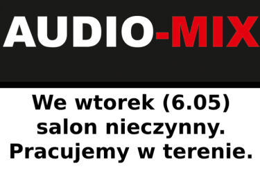 We wtorek salon nieczynny.